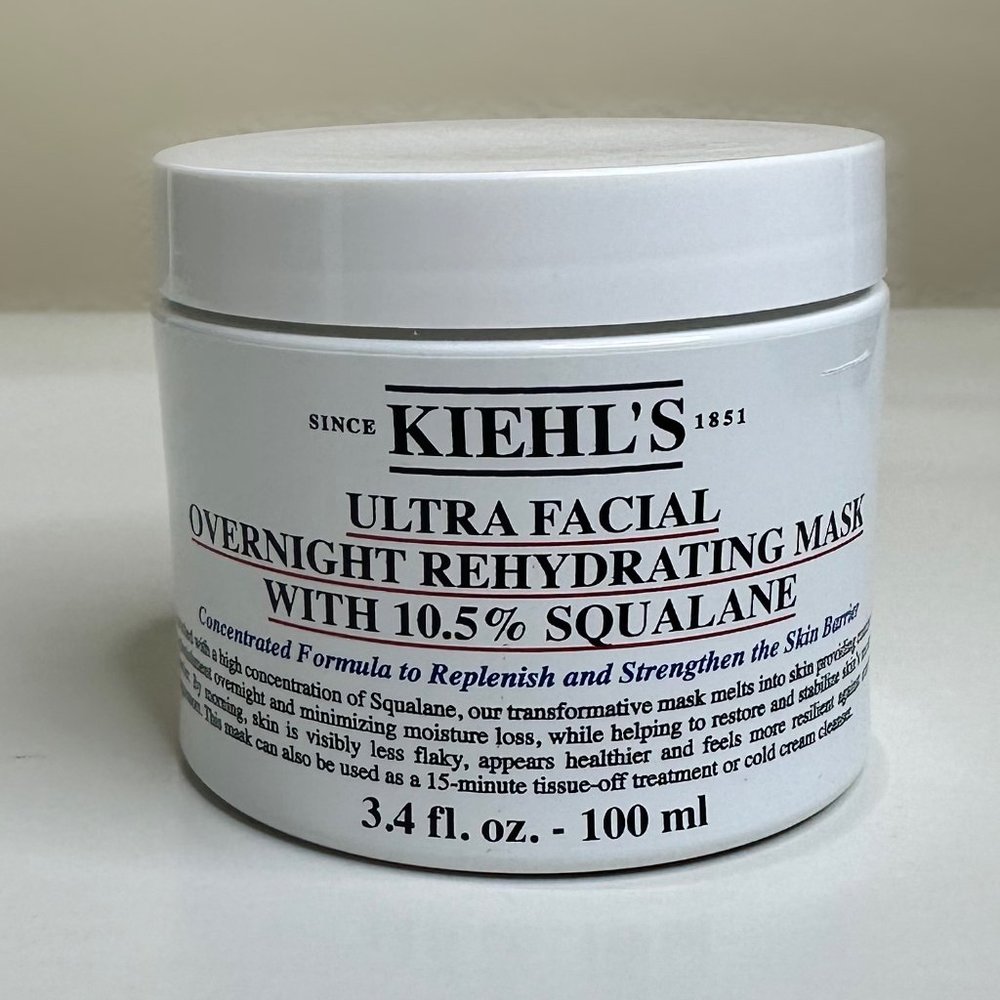 Kiehl's Ultra Facial Overnight Hydrating Face Mask with 10.5% Squalane (SEALED)